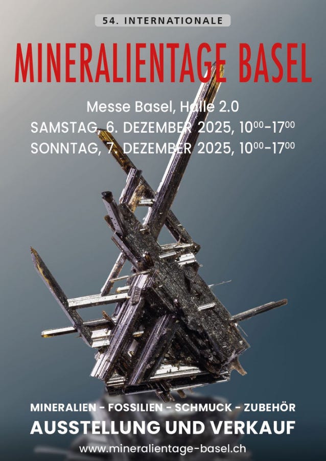 Basel Rocks Basel Rocks, Minerals, and Fossils Fair - by Steve Sorrell