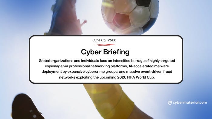 Cyber Briefing for June 5, 2026 – CyberMaterial