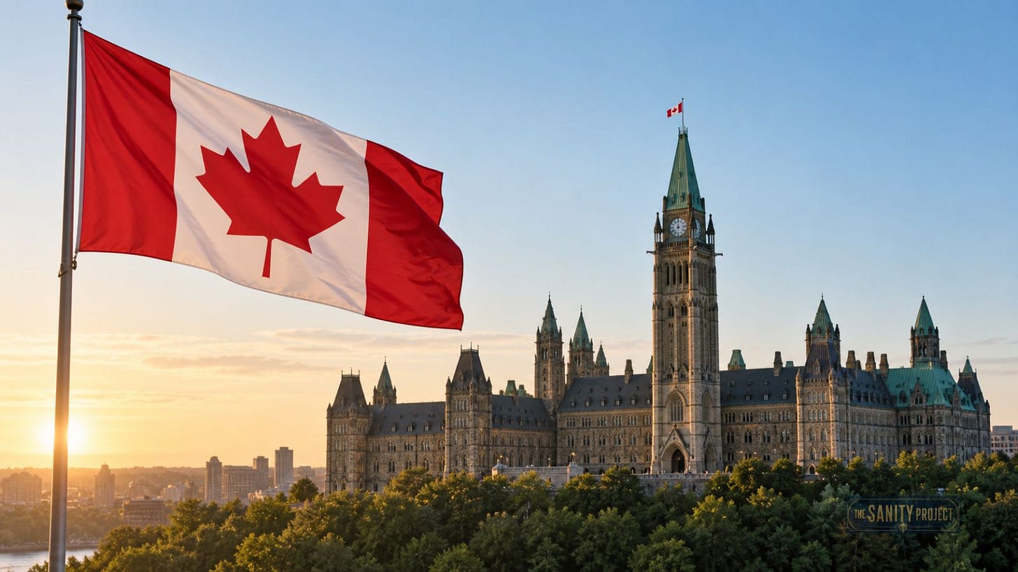 The Canadian flag over Parliament Hill, symbolising Canada’s position in the trade war with the US The Canadian flag over Parliament Hill, symbolising Canada’s position in the trade war with the US