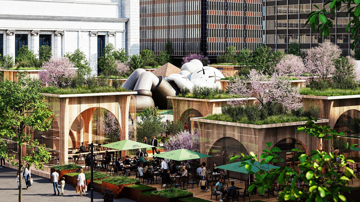 有楽町パークの完成予想図