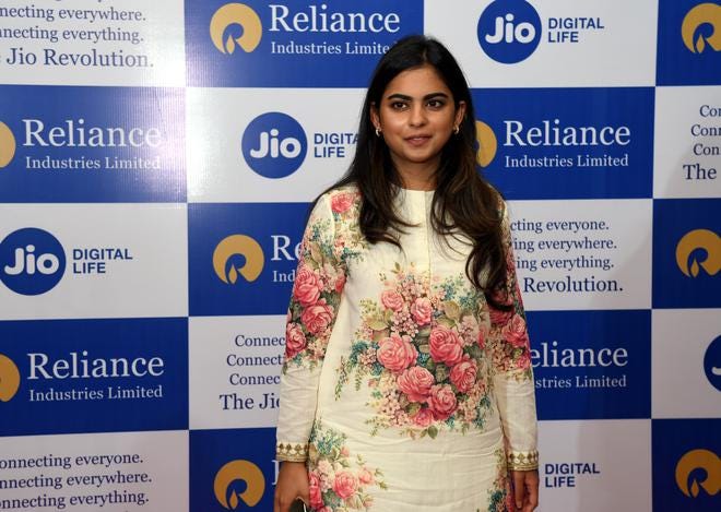 Isha Ambani, Director, Reliance Retail Ventures Limited