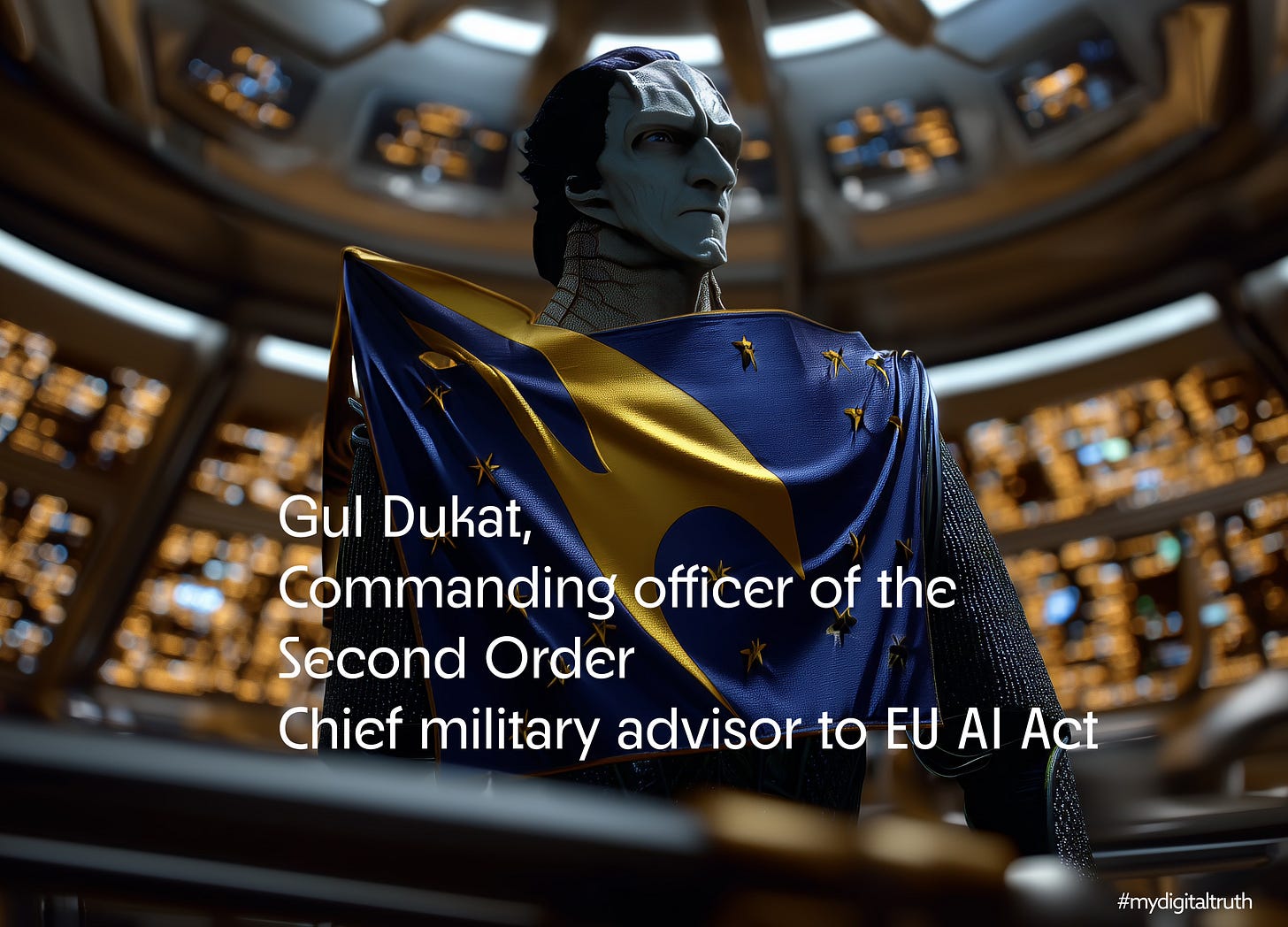 Gul Dukat, Commanding officer of the Second Order Chief military advisor to EU AI Act