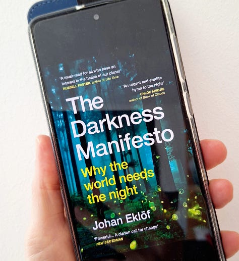 Five different books that cover the topic of night and darkness