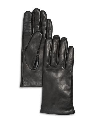 Bloomingdale's - Cashmere Lined Leather Tech Gloves - Exclusive Bloomingdale's - Cashmere Lined Leather Tech Gloves - Exclusive