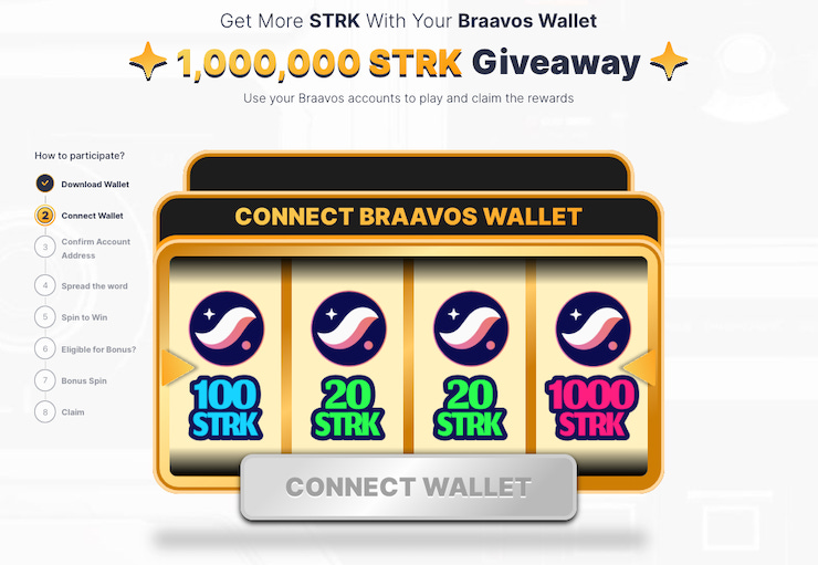 1,000,000 STRK Raffle - Starknet Airdrop - Braavos Wallet 1,000,000 STRK Raffle - Starknet Airdrop - Braavos Wallet