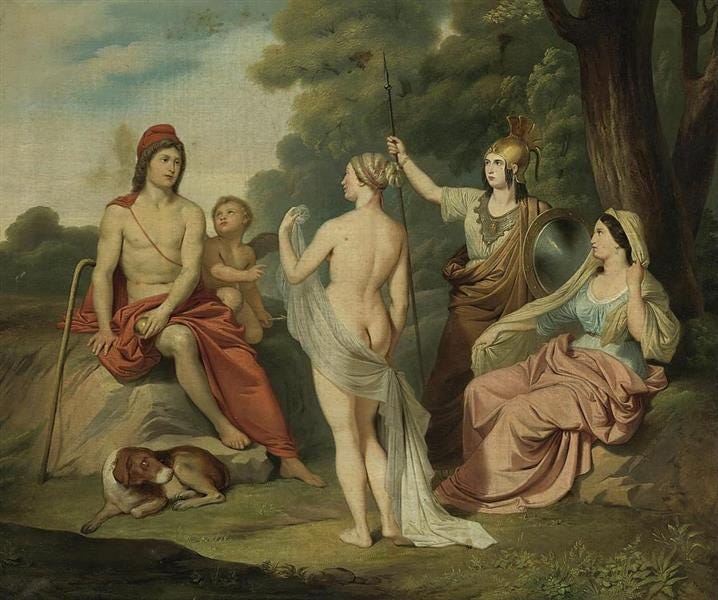 The Judgment of Paris - Jacques-Louis David