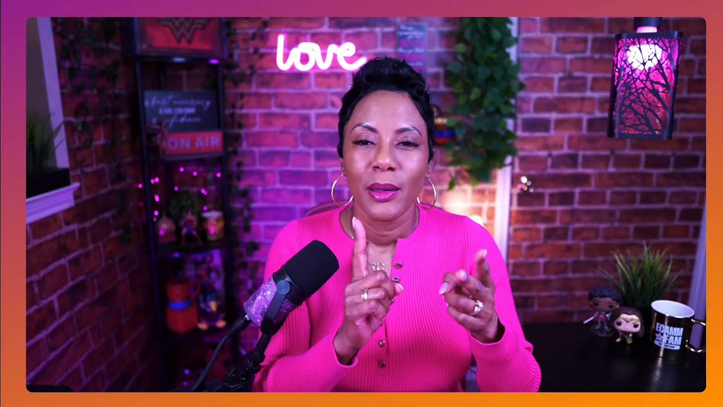 Tanya warning about privacy in behind the scenes livestreams Tanya warning about privacy in behind the scenes livestreams