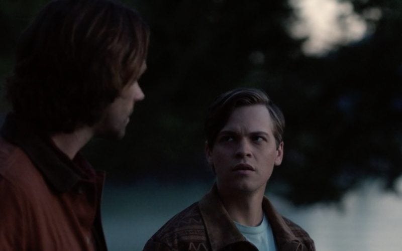 sam winchester saying goodbye to jack supernatural 1301 sam winchester saying goodbye to jack supernatural 1301