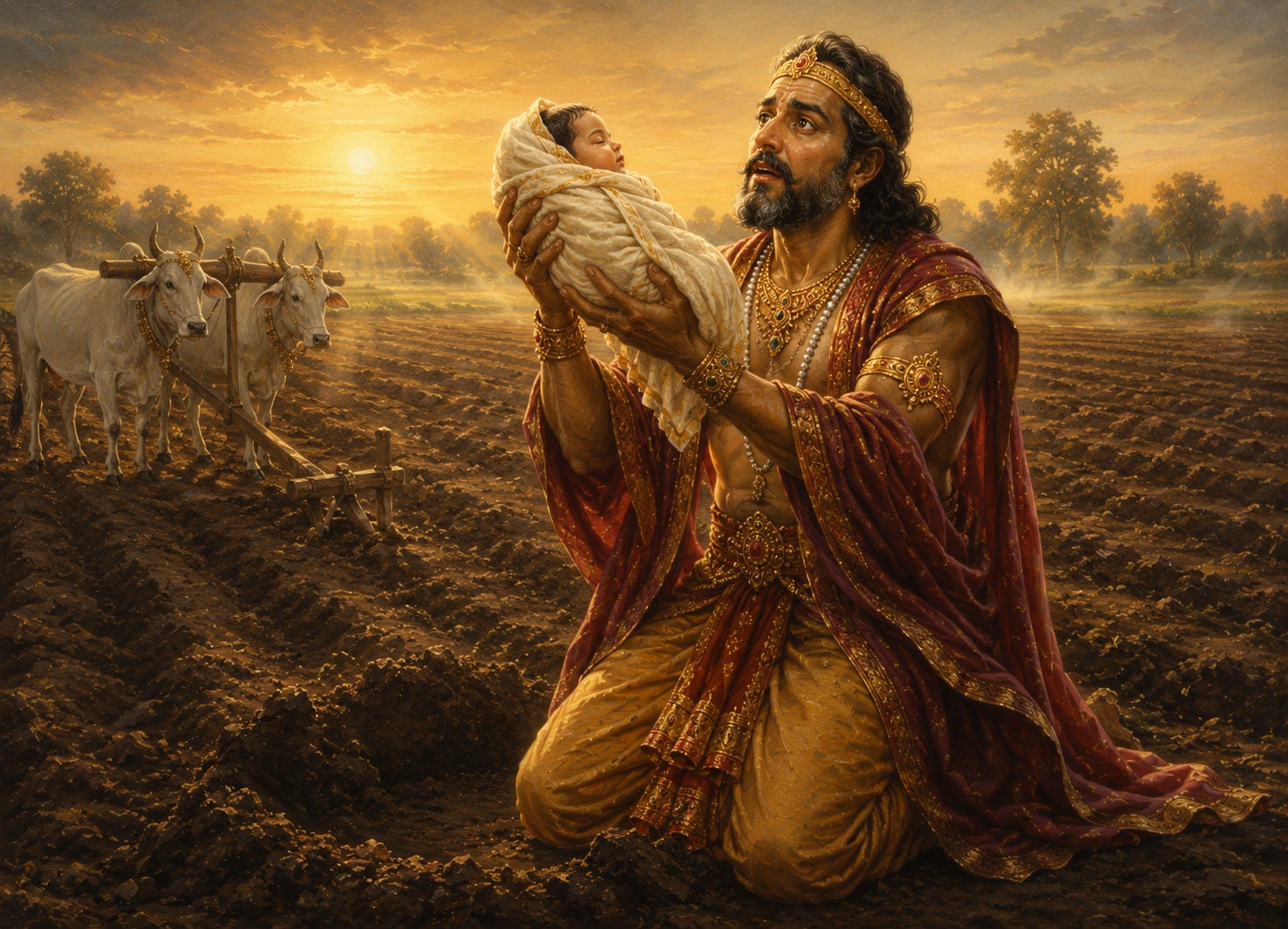 The Child in the Furrow (Ramayana, 13)