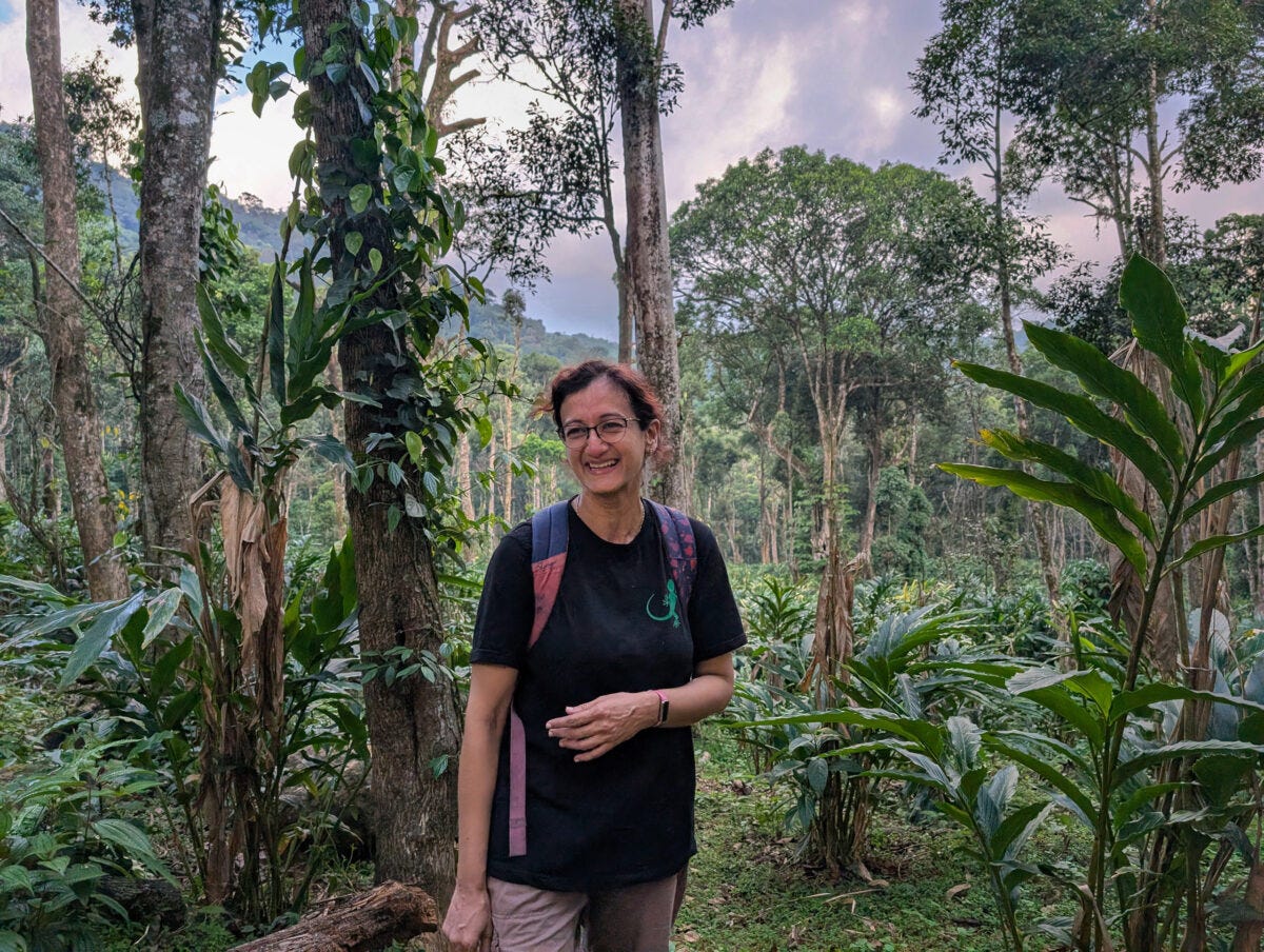 Sandhya Sekar in Kerala, India in 2025; Photo by Rhett Ayers Butler.