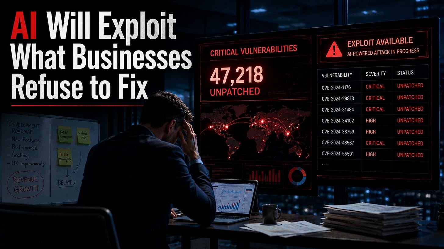 AI Will Exploit What Businesses Refuse to Fix