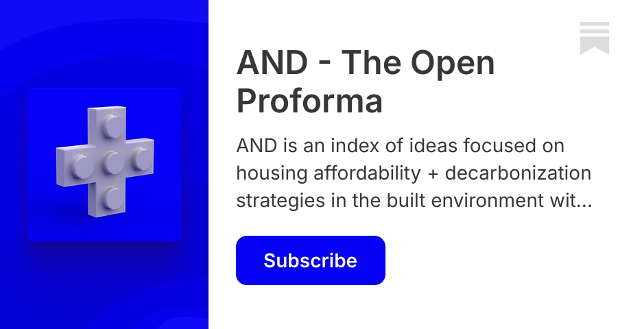 AND - The Open Proforma | Joshua Plourde | Substack