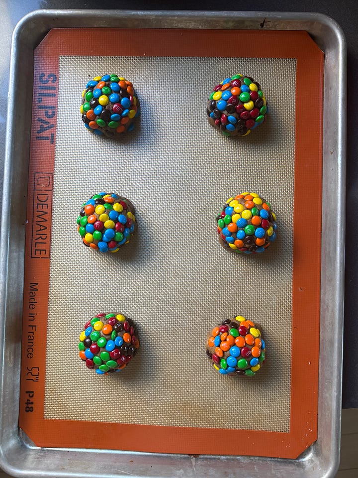 M&M cookie recipe copycat