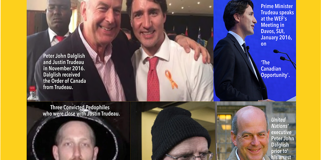 Justin Trudeau, Three Convicted Pedophiles, and How Abusing Children with Injections Became WEF-Trained National Leaders' Policy during Our 'COVID' Years 2020-2023