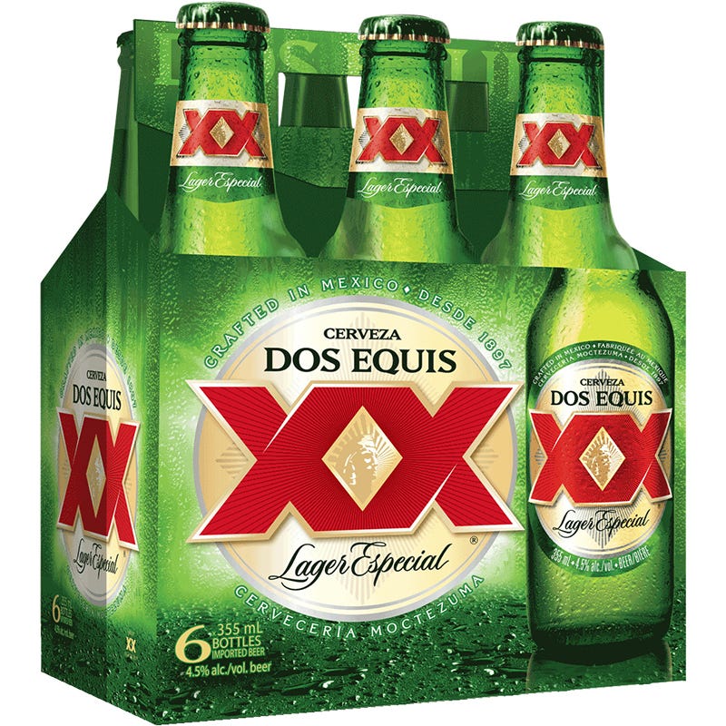 DOS EQUIS - LAGER Mexican Import Beer