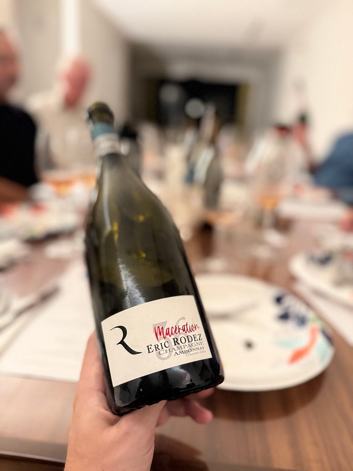 Champagne tasting
