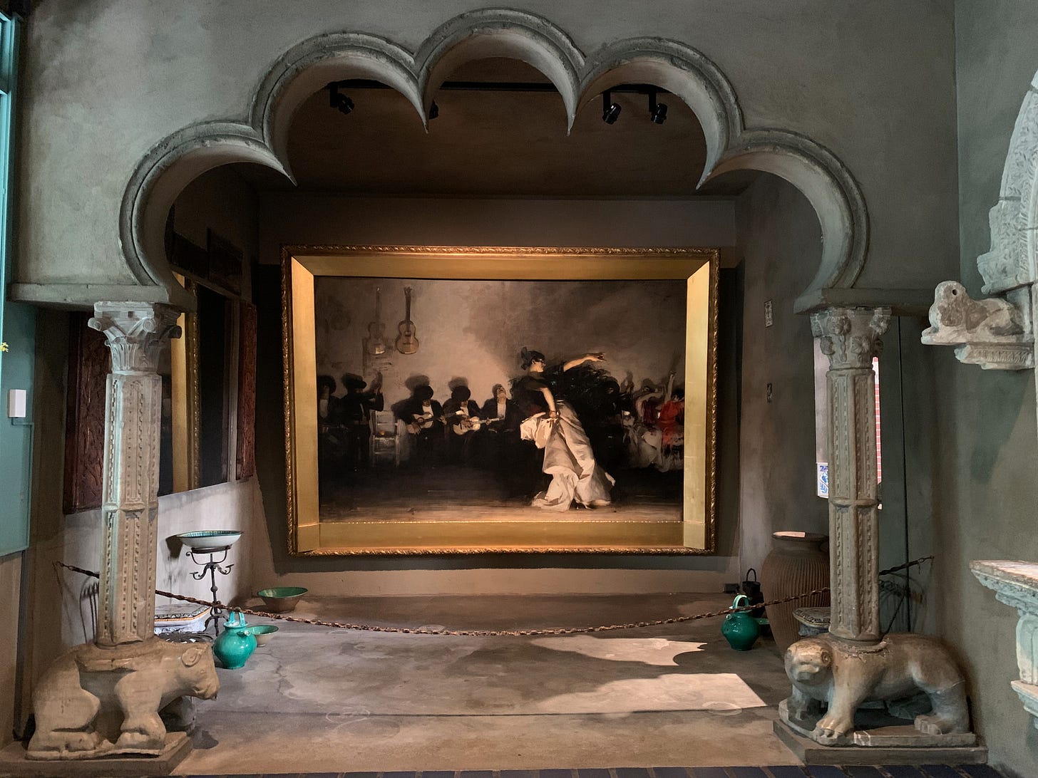 Sargent’s “El Jaleo” at the Isabella Stewart Gardner Museum.
