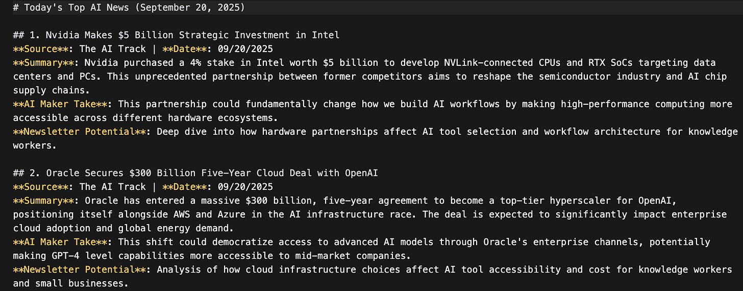 Sub-agents Claude Code for Daily AI News Summary Sub-agents Claude Code for Daily AI News Summary
