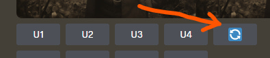 Reroll button under an image grid in MJ