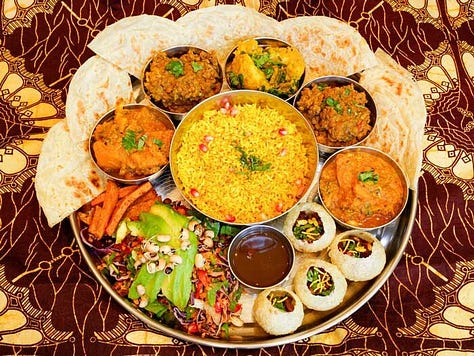 Vegan Indian food from En Root, a kebab from Le Bab and Chinese street food from MamaLan.