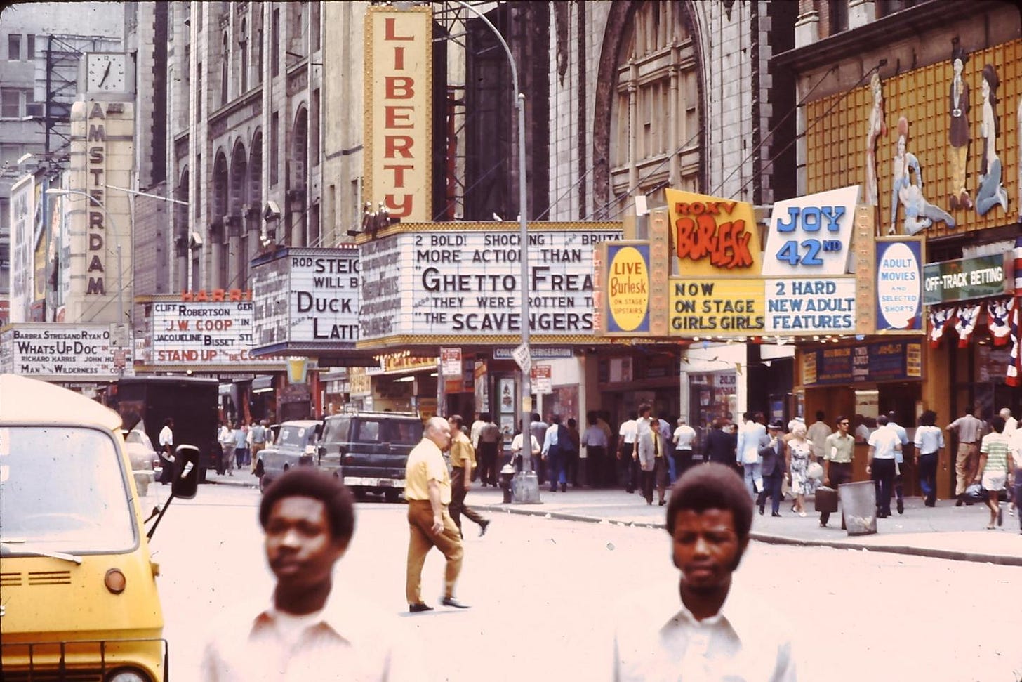 Vintage Photograph Shows Midtown's 42nd Street "The Deuce" Circa 1972 |  Viewing NYC