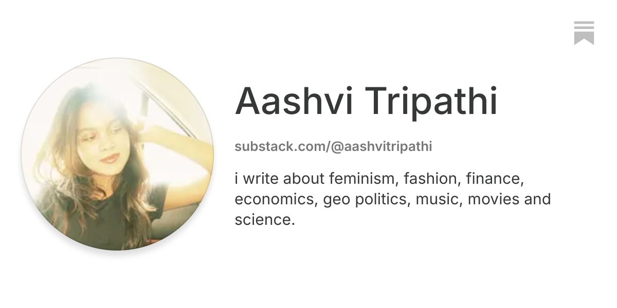 Aashvi Tripathi | Substack
