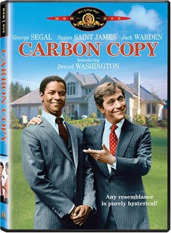 Amazon.com: Carbon Copy [DVD] : George Segal, Denzel Washington, Susan  Saint James, Dick Martin, Jack Warden, Paul Winfield, Macon McCalman, Vicky  Dawson, Parley Baer, Vernon Weddle, Edward Marshall, Ed Call, Angelina  Estrada,