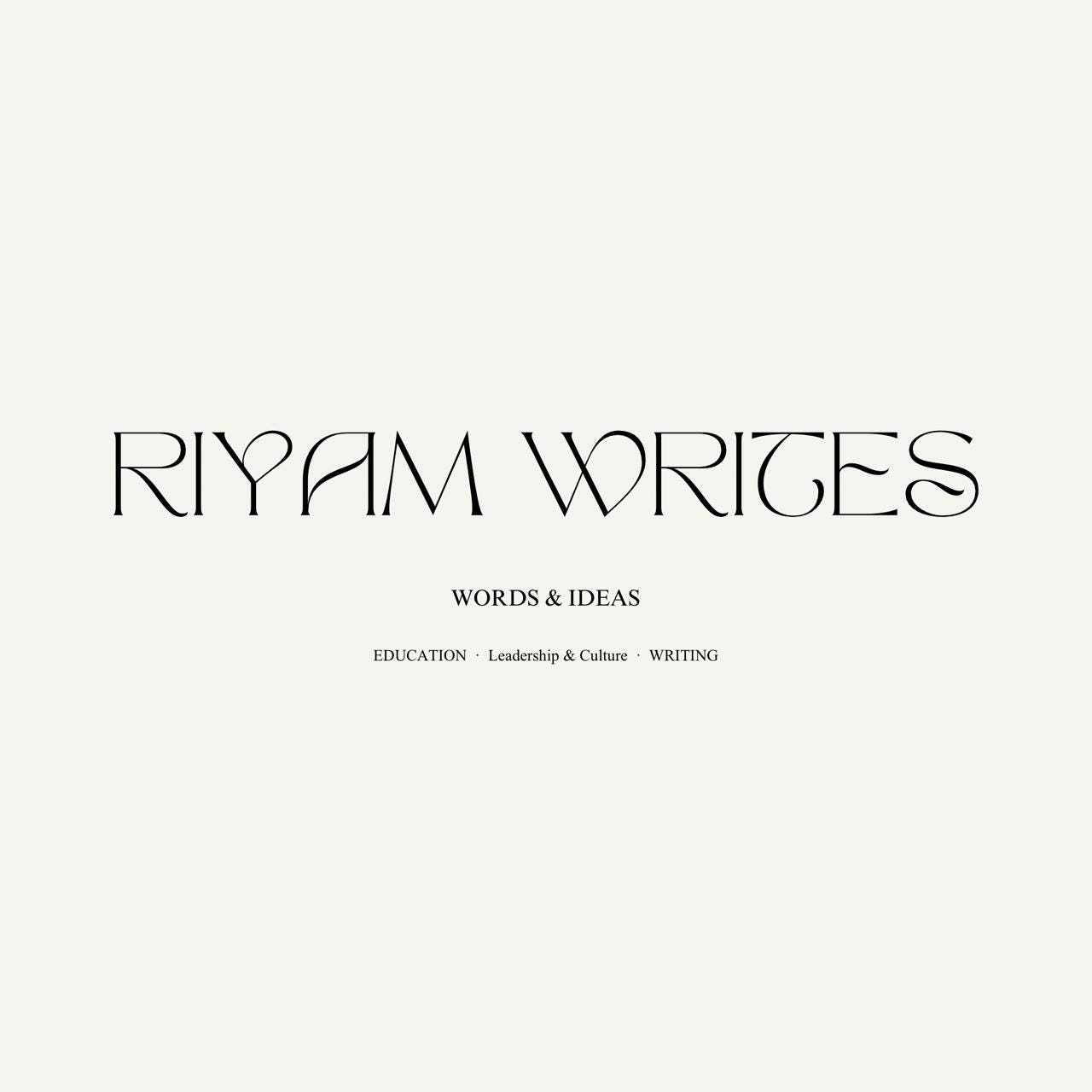 Riyam Writes logo