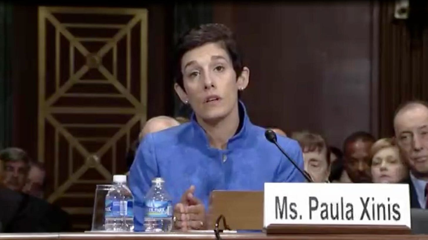 This still from video from July 22, 2015 show Paula Xinis. This still from video from July 22, 2015 show Paula Xinis.