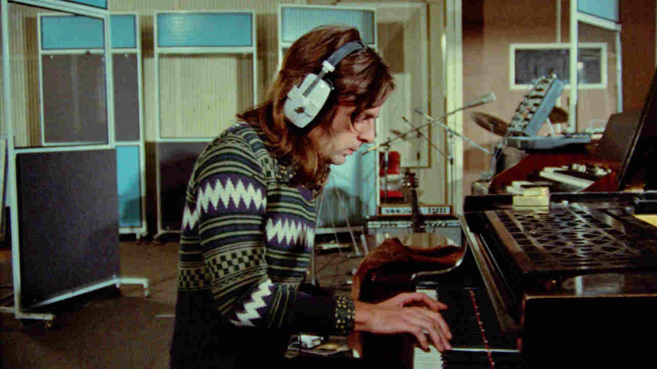 Richard Wright (Pink Floyd) lors de l’enregistrement de Dark Side of the Moon en 1973 (Live at Pompeii)
