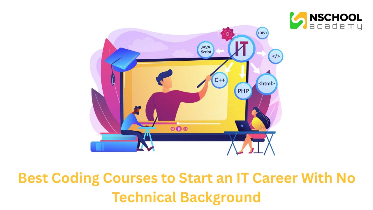 Best Coding Courses to Start an IT Career With No Technical Background