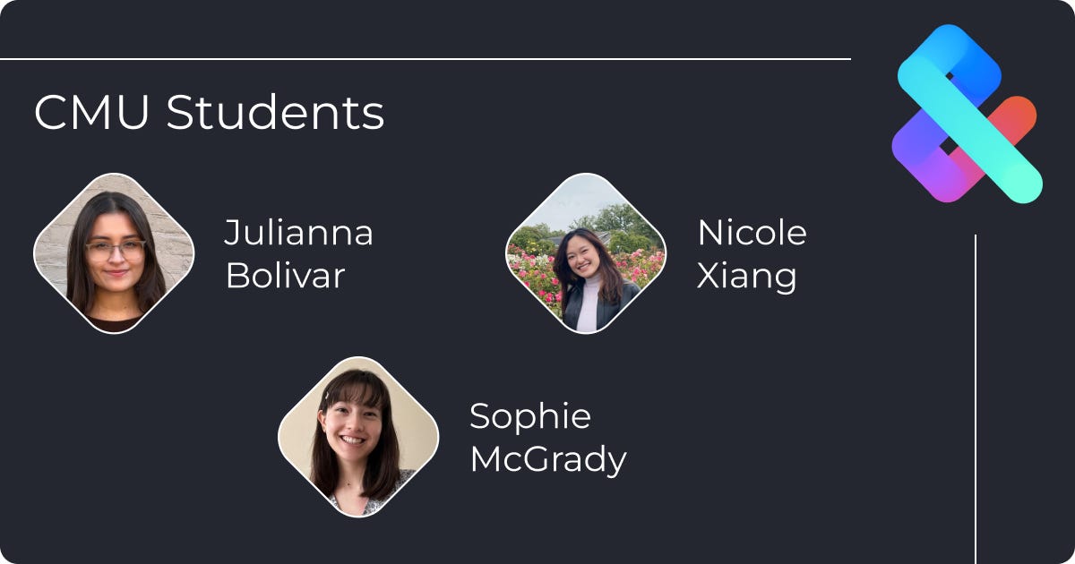 images introducing 3 students mentioned in the following article