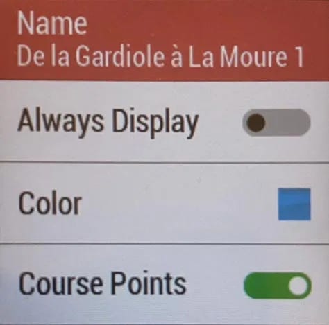 Une trace en fond de carte