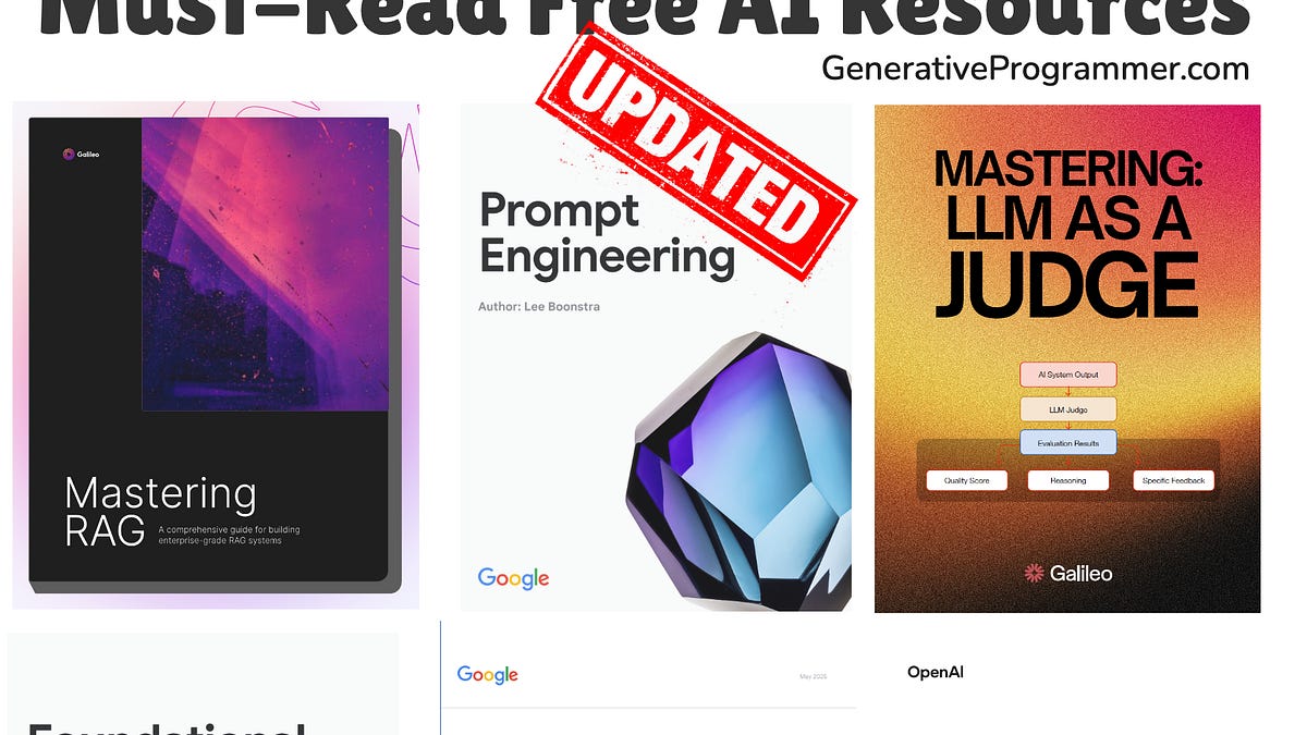 Must-Read Free AI Resources - by Bilgin Ibryam