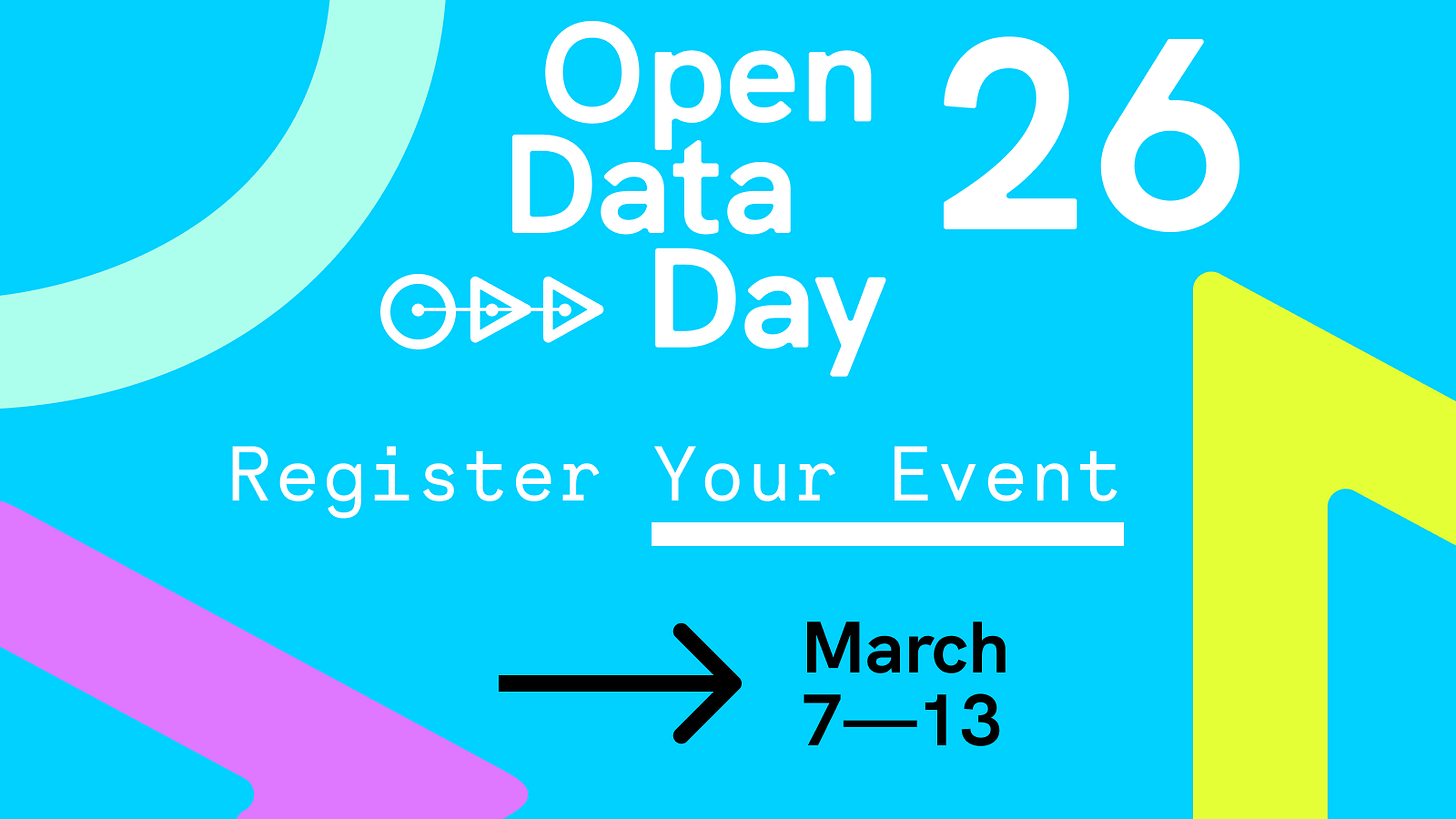 Celebrate #opendata where you are — Open Data Day 2026 Celebrate #opendata where you are — Open Data Day 2026