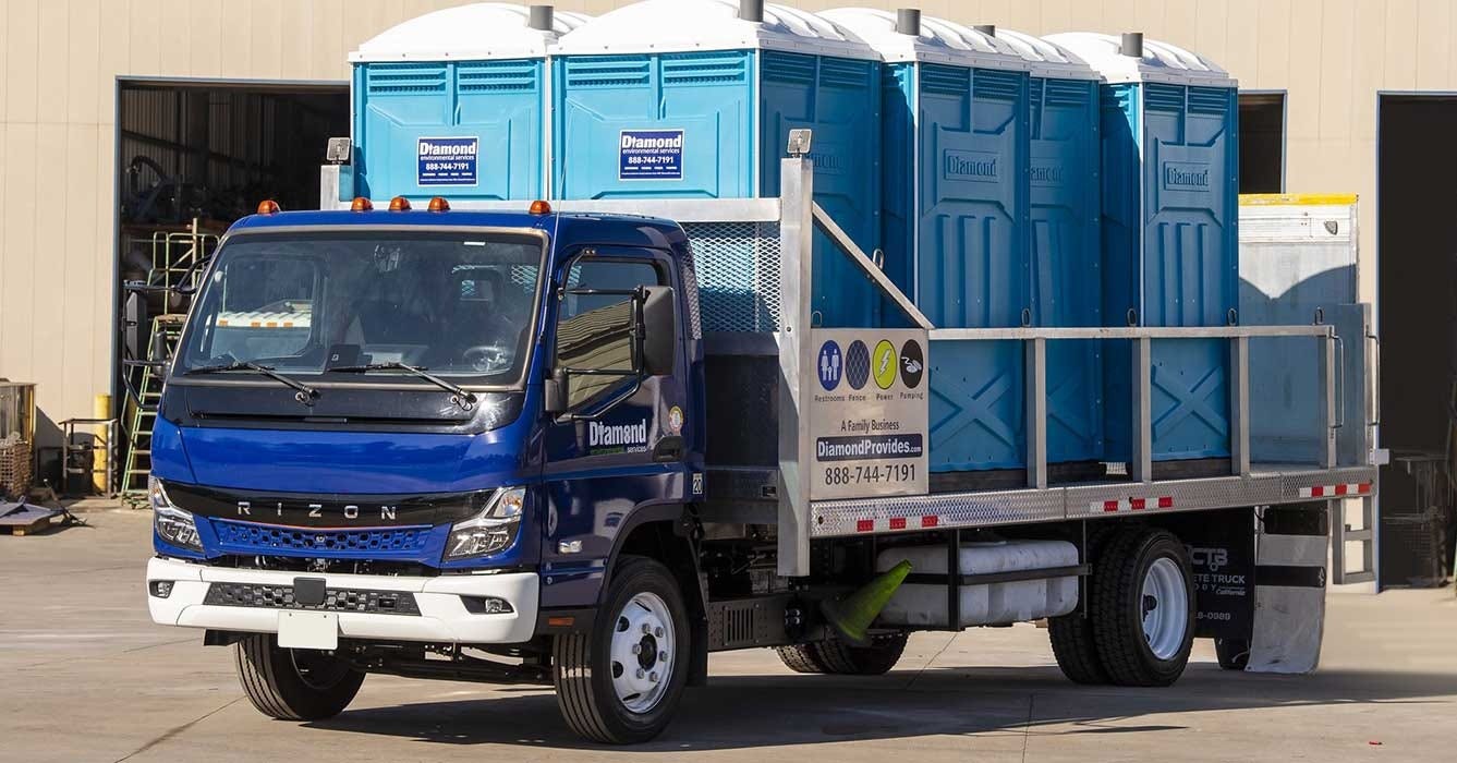 Diamond Environmental Services Showcases new Rizon Electric Trucks
