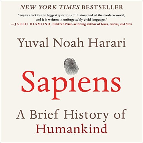 Amazon.com: Sapiens: A Brief History of Humankind (Audible Audio Edition): Yuval  Noah Harari, Derek Perkins, HarperAudio: Audible Books & Originals