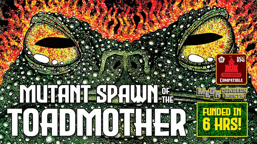 Mutant Spawn of the Toadmother for 5E & DCC RPG