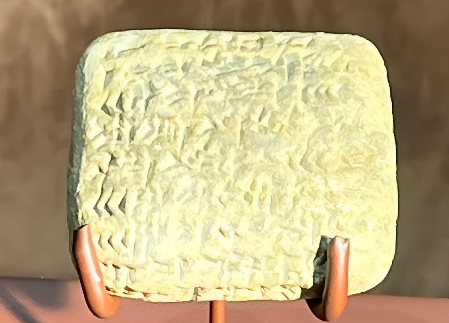 28 grams of clay, 200 pieces of furniture. The Alalakh tablet, 15th century BC, Hatay, Türkiye. 28 grams of clay, 200 pieces of furniture. The Alalakh tablet, 15th century BC, Hatay, Türkiye.