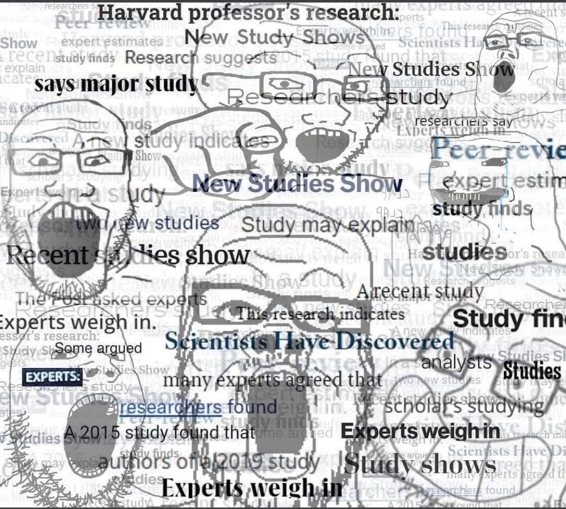 deboonker and the wall of science news headlines: research, new study says,  recent studies show, new studies shows, harvard professor's reasearch,  scientists have discovered, science | Deboonker | Know Your Meme