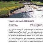 $900K coming from FEMA to upgrade Waller Mill reservoir dam