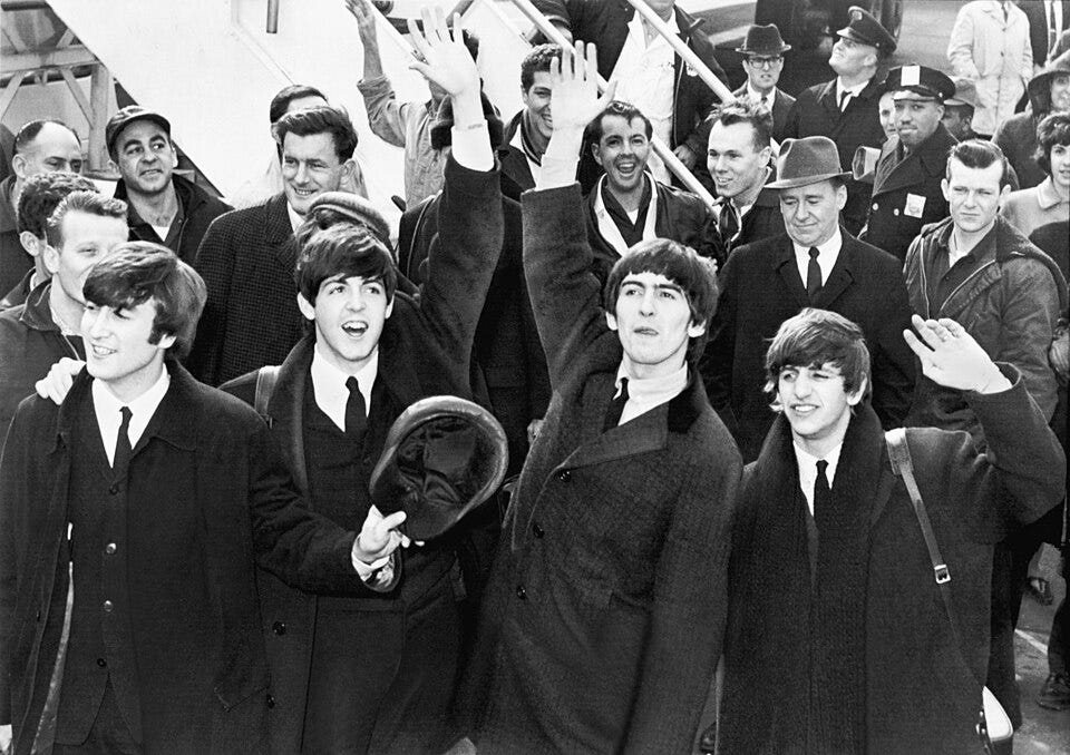 File:The Beatles arrive at JFK Airport.jpg