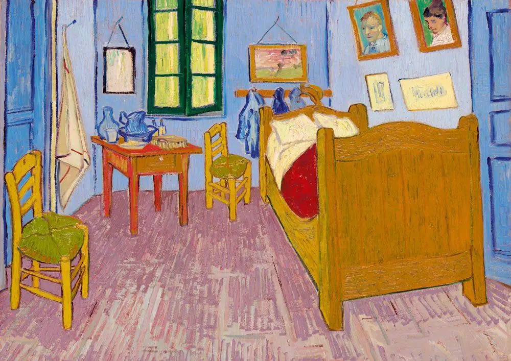 Puzzle Vincent Van Gogh - Bedroom in Arles, 1888, 1 000 stukken