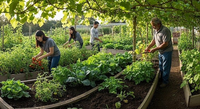 Self,Sufficient,Food,Production