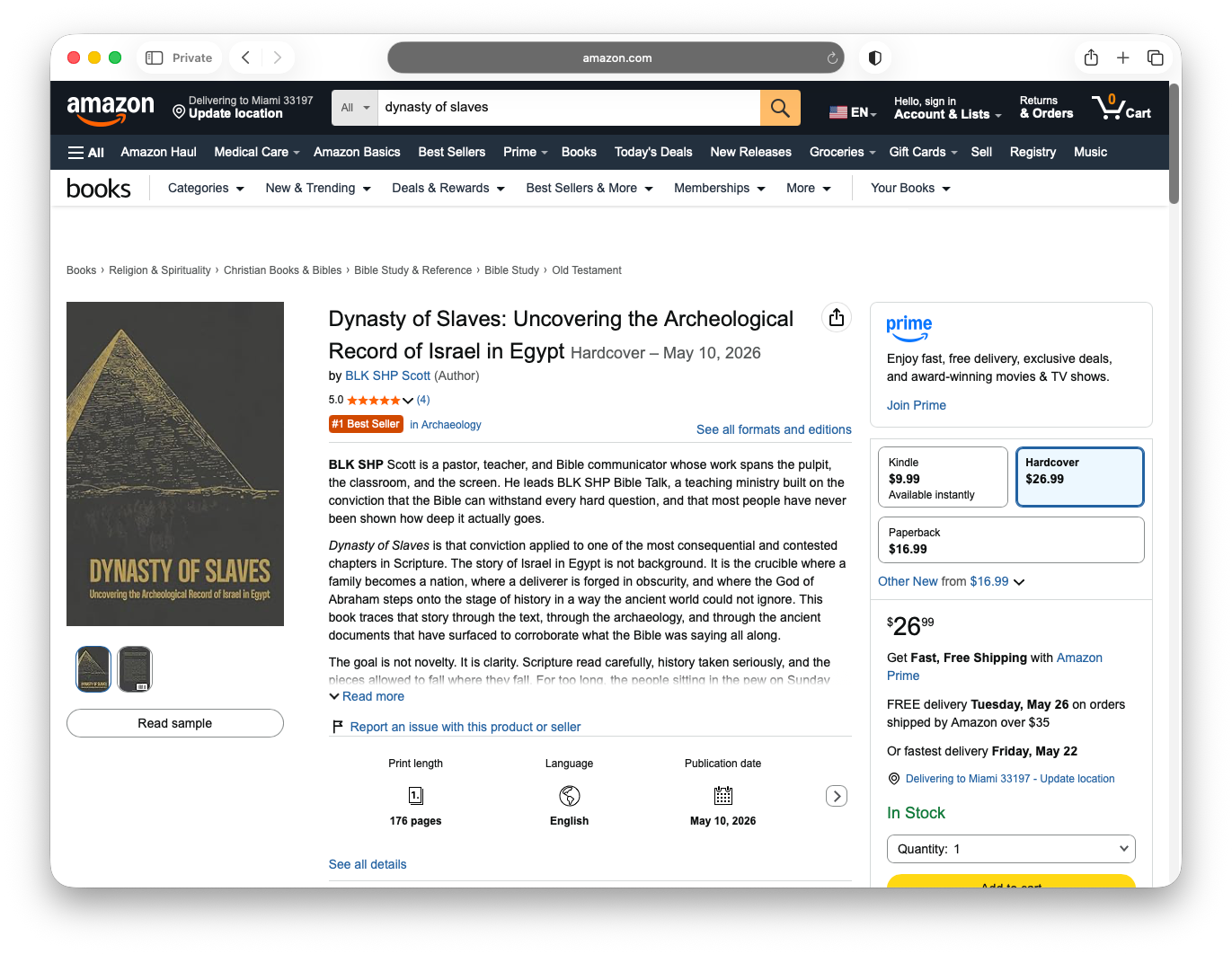 Dynasty of Slaves is Available Now! - by BLK SHP Scott