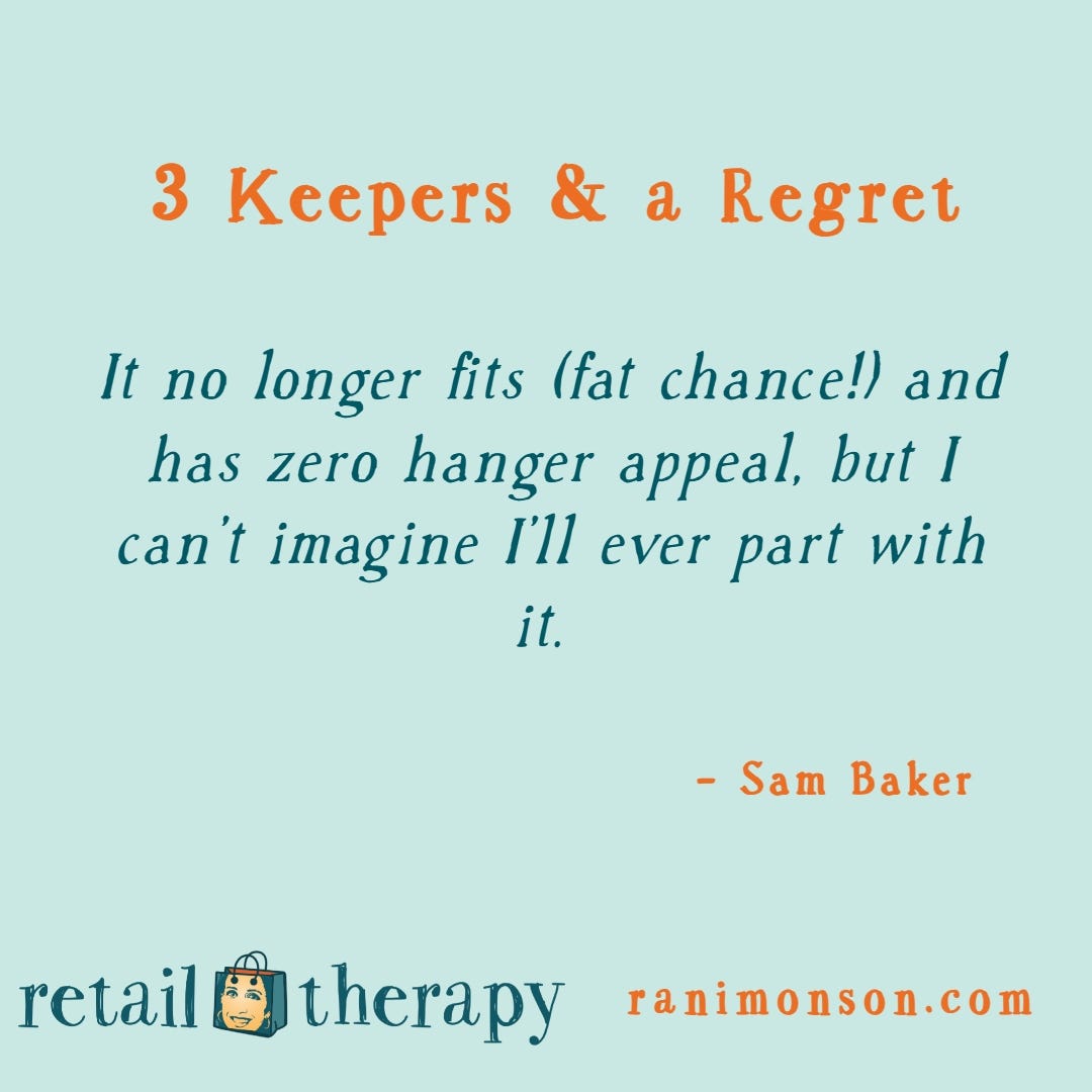 Sam Baker 3 Keepers & a Regret Sam Baker 3 Keepers & a Regret