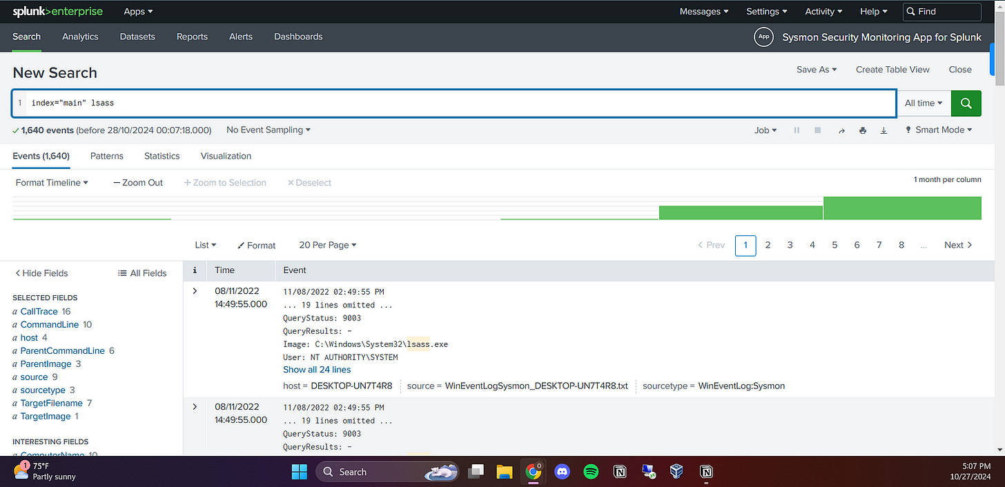 Intrusion Detection using Splunk - by Omar Haggag