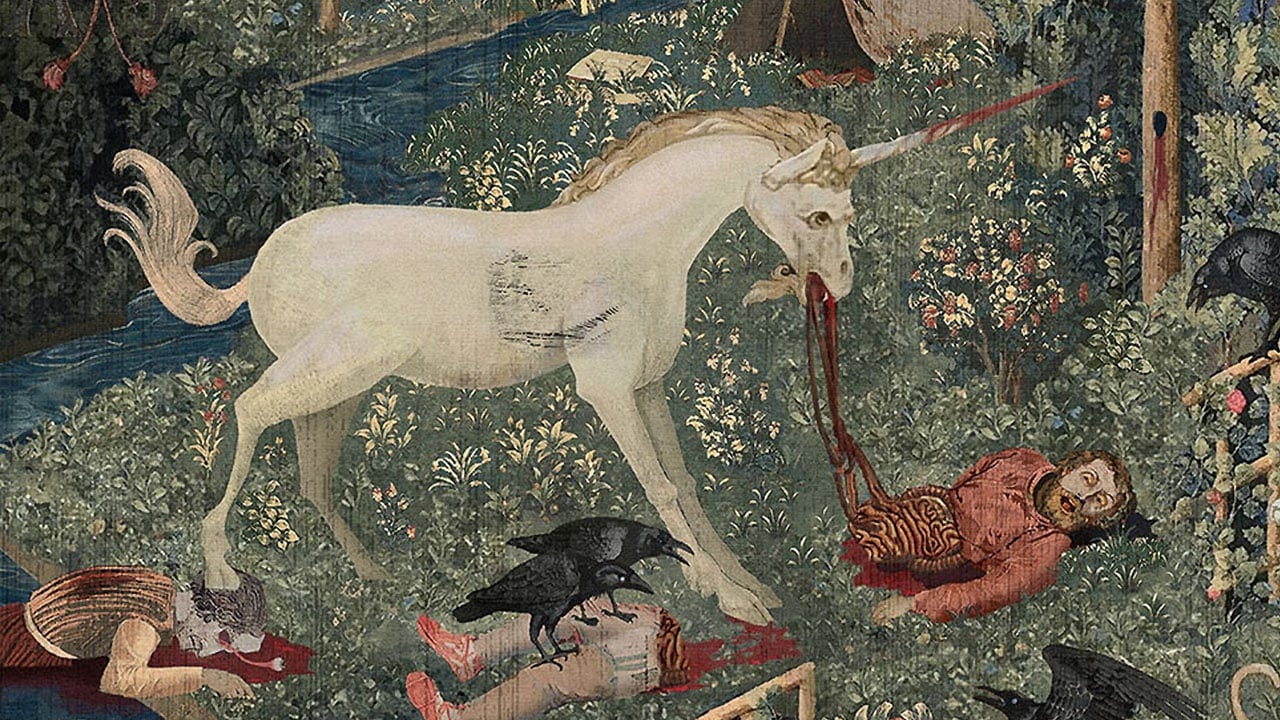 Death of a Unicorn' Soundtrack Pressed on Majestic Purple Swirl Vinyl by  A24 - Bloody Disgusting