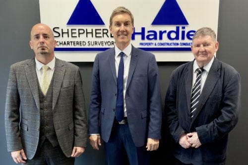 Left to right: Douglas Smith, Ian Fergusson and Robert Currie Left to right: Douglas Smith, Ian Fergusson and Robert Currie