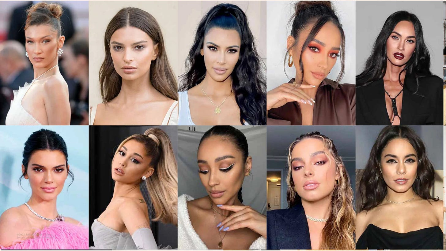 The Decline of Culture: Average Faces